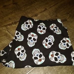 No boundaries sugar skull leggings